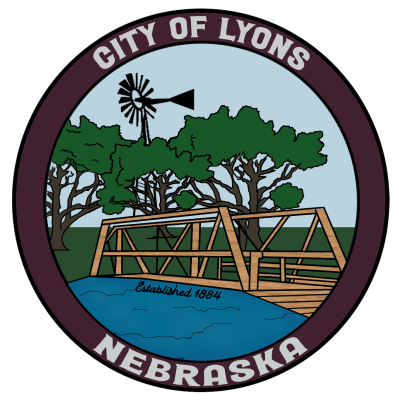 Lyons Police Department, Nebraska logo