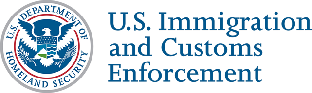 Department of Homeland Security (DHS) - U.S. Immigration and Customs Enforcement (ICE) logo